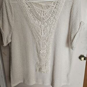Elegant White Lace Blouse